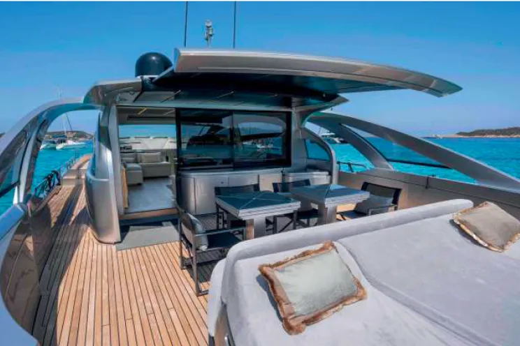 Charter Yacht AQUA - Pershing 70 - St Tropez - Cannes - Monaco - The French Riviera Day Charter Yacht