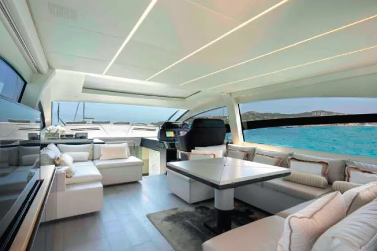 Charter Yacht AQUA - Pershing 70 - St Tropez - Cannes - Monaco - The French Riviera Day Charter Yacht