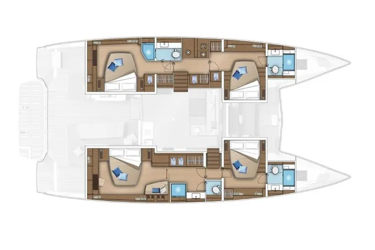 Charter Yacht SAMI - Lagoon 55 - 4 Cabins - Porto Cervo - Positano - Sardinia - Italy