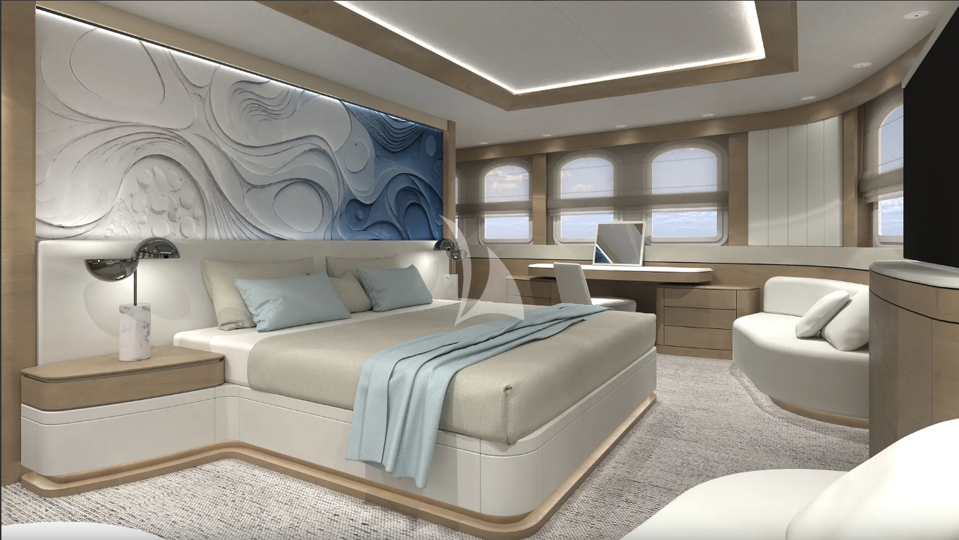 CASABLANCA Custom Yacht 61m - master cabin