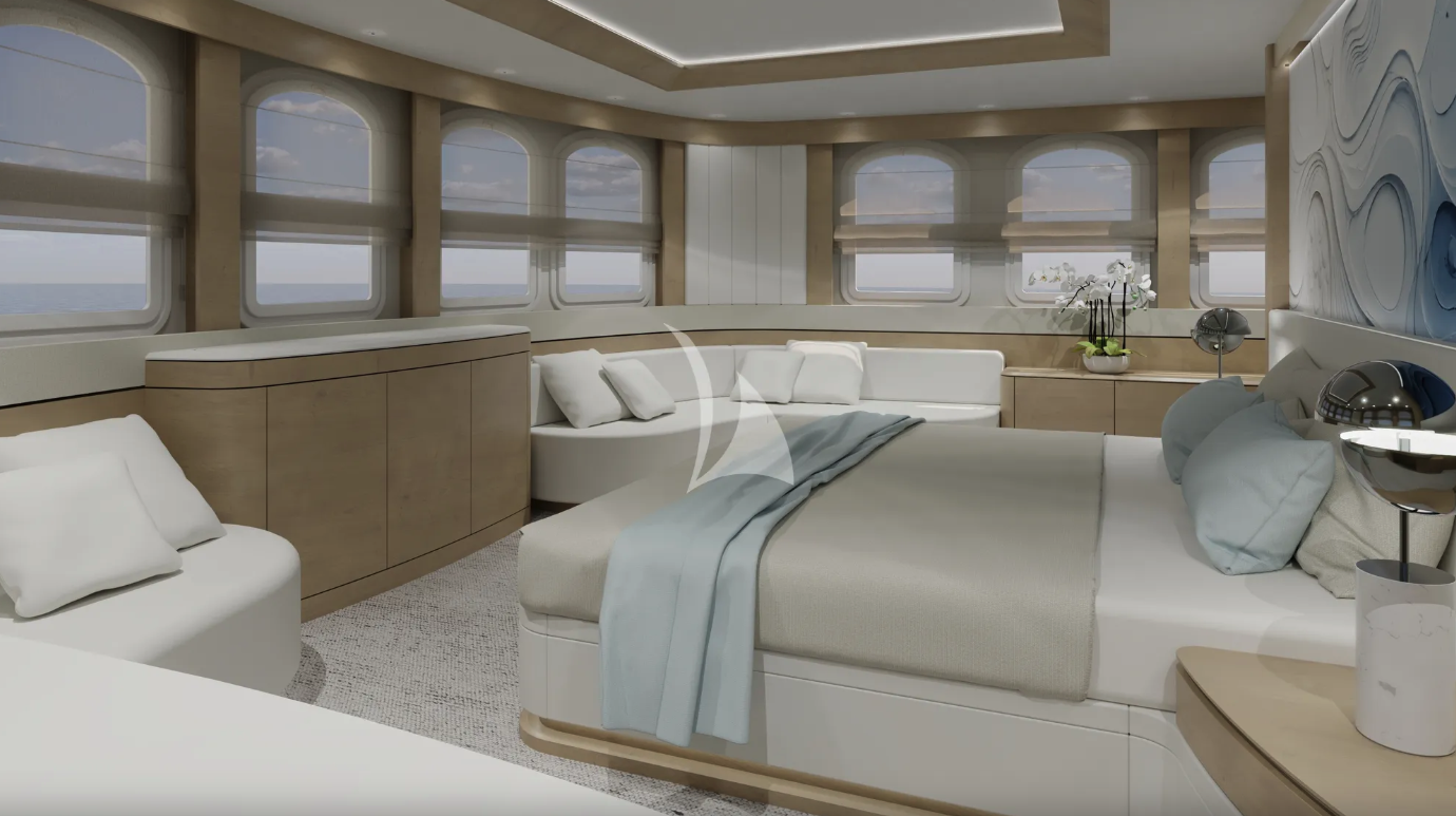 CASABLANCA Custom Yacht 61m - master cabin