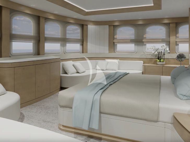 CASABLANCA Custom Yacht 61m - master cabin CASABLANCA Custom Yacht 61m - master cabin