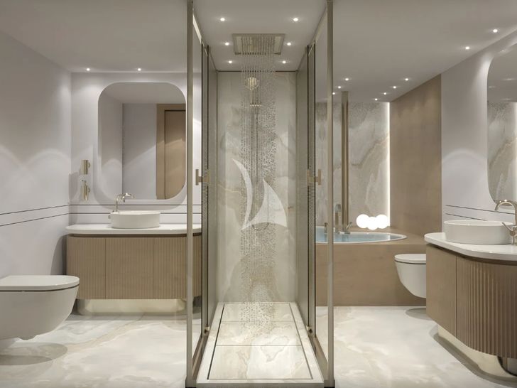 CASABLANCA Custom Yacht 61m - master en suite CASABLANCA Custom Yacht 61m - master en suite