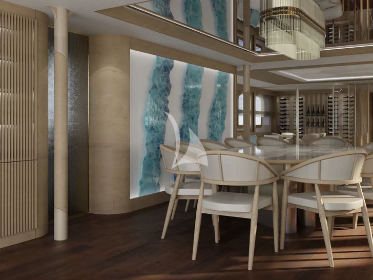CASABLANCA Custom Yacht 61m - Upper deck salon refit CASABLANCA Custom Yacht 61m - Upper deck salon refit