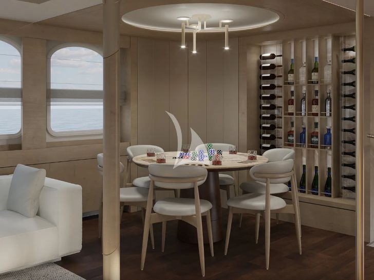 CASABLANCA Custom Yacht 61m - Upper deck salon CASABLANCA Custom Yacht 61m - Upper deck salon