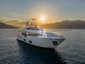 IVA Ferretti 960 - side bow view anchored IVA Ferretti 960 - side bow view anchored