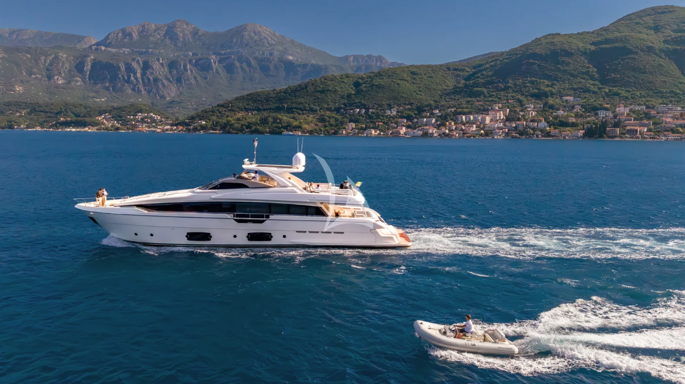 Charter Yacht IVA - Ferretti 960 - 5 Cabins - Herceg Novi - Kotor - Tivat - Budva - Montenegro - Croatia