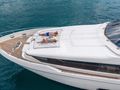 IVA Ferretti 960 - side bow view anchored IVA Ferretti 960 - side bow view anchored