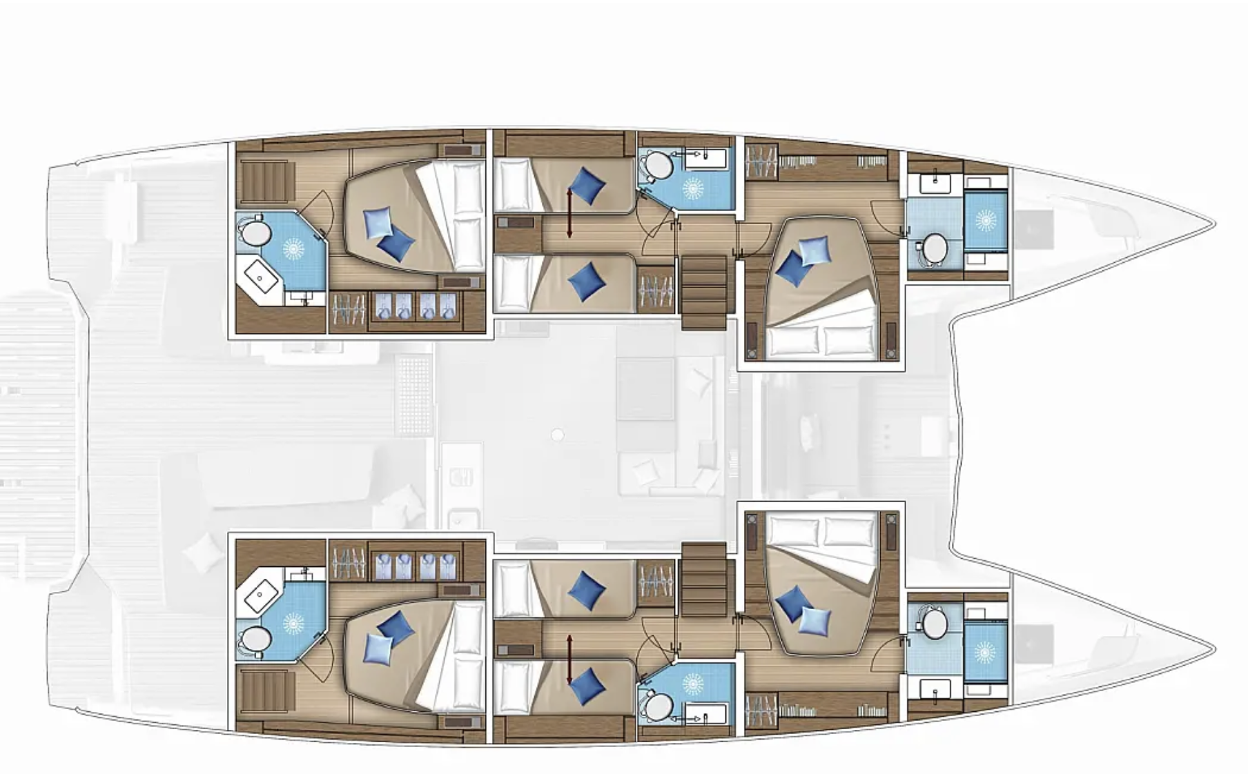 Millenium Lagoon 55 - Layout