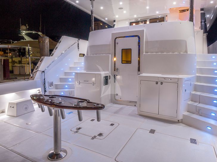 ANDIAMO - Symbol 92,aft deck at night ANDIAMO - Symbol 92,aft deck at night