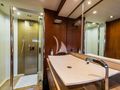 THE BEST WAY Sunseeker 86 - master cabin shower and lavatory THE BEST WAY Sunseeker 86 - master cabin shower and lavatory