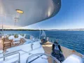 TAHI Heesen 40m - aft deck lounge and alfresco dining area TAHI Heesen 40m - aft deck lounge and alfresco dining area