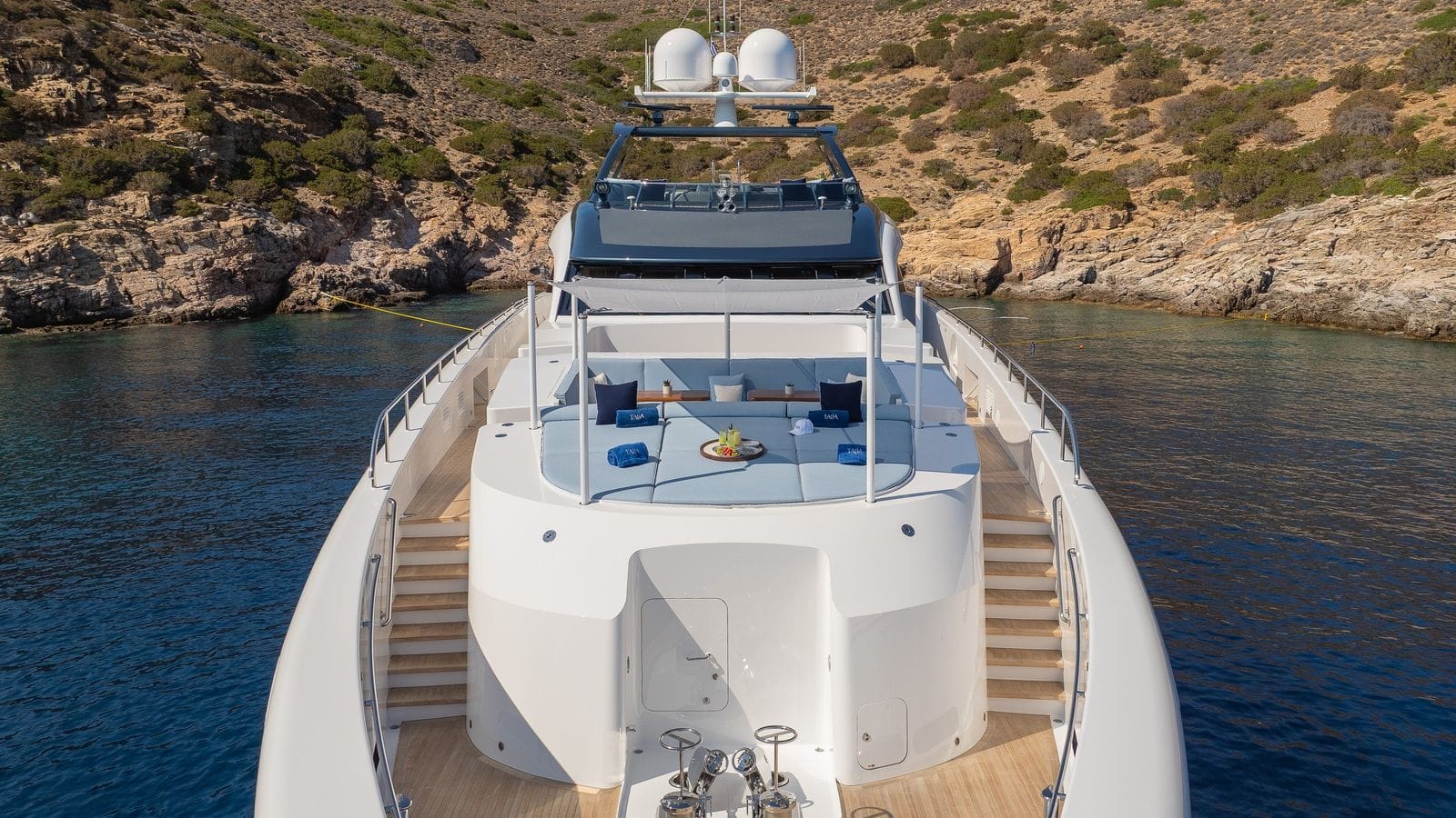 Charter Yacht TALIA - Heesen 4000 - 6 Cabins - Athens - Mykonos - Paros - Cyclades - Greece