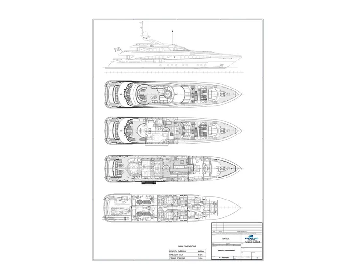 TALIA Heesen 4000 - layout TALIA Heesen 4000 - layout