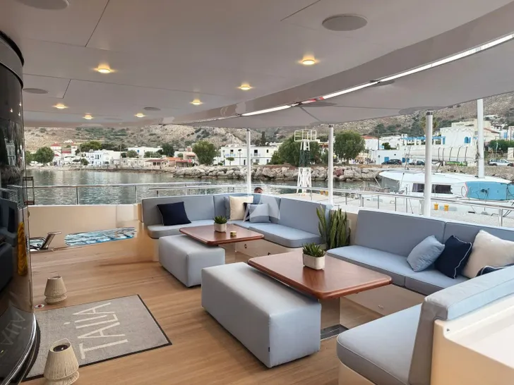TALIA Heesen 4000 - main aft deck TALIA Heesen 4000 - main aft deck