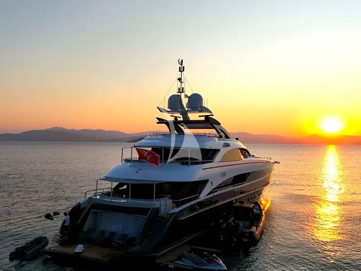 TALIA Heesen 4000 - under the sunset TALIA Heesen 4000 - under the sunset