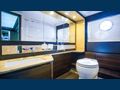 TAMARA II Azimut 66 master cabin vanity and toilet