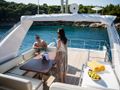 TAMARA II Azimut 66 - guests on the flybridge TAMARA II Azimut 66 - guests on the flybridge