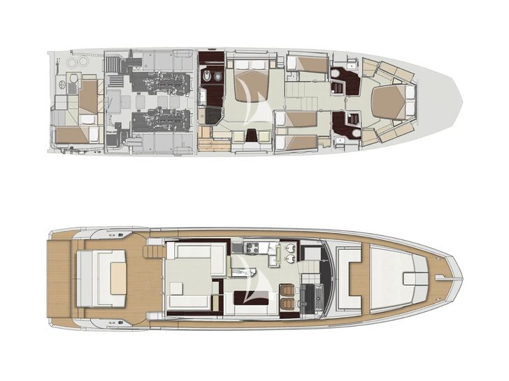 TAMARA II Azimut 66 - layout TAMARA II Azimut 66 - layout