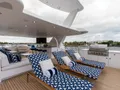 TANZANITE Westship 145 - sundeck bar lounge and sunbathing area TANZANITE Westship 145 - sundeck bar lounge and sunbathing area