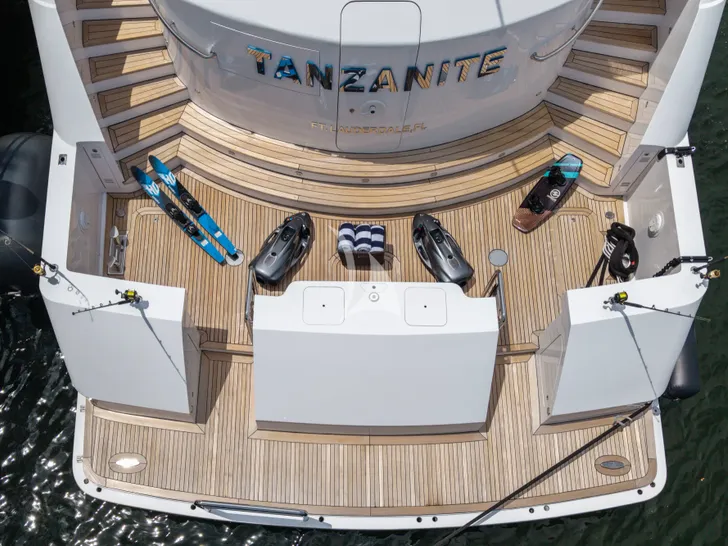 TANZANITE Westship 145 - top aft shot TANZANITE Westship 145 - top aft shot