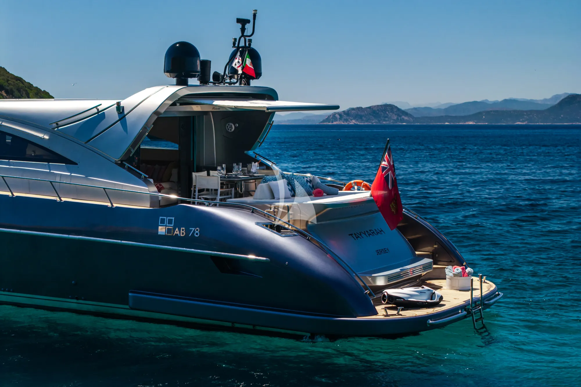 Charter Yacht TAYYARAH - AB 78 - 3 Cabins - Cannes - St Tropez - Nice - Antibes - Monaco - The French Riviera Day Charter Yacht