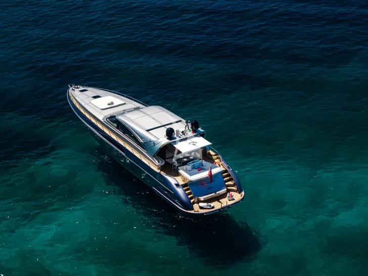 TAYYARAH AB 78 - anchored aft shot TAYYARAH AB 78 - anchored aft shot