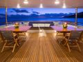 TELEOST Feadship 49m - main aft deck TELEOST Feadship 49m - main aft deck