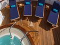 TELEOST Feadship 49m - sundeck jacuzzi and sunbathing area TELEOST Feadship 49m - sundeck jacuzzi and sunbathing area