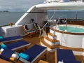 TELEOST Feadship 49m - sundeck with a jacuzzi TELEOST Feadship 49m - sundeck with a jacuzzi