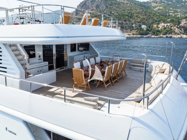 TE MANU Codecasa 49m - sky deck aft TE MANU Codecasa 49m - sky deck aft