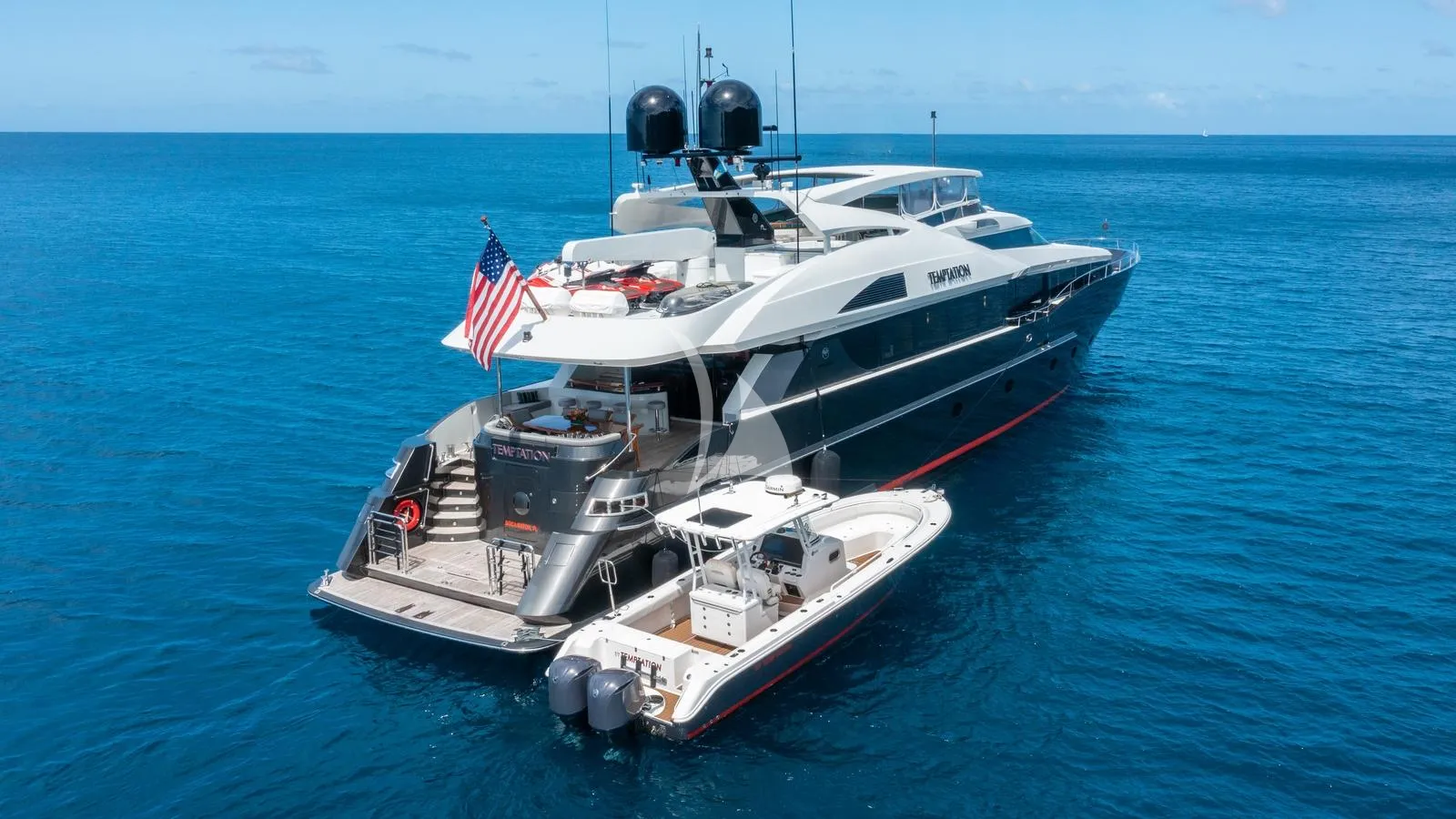 Charter Yacht TEMPTATION - Palmer Johnson 123 - 4 Cabins - Nassau - Exumas - Bahamas