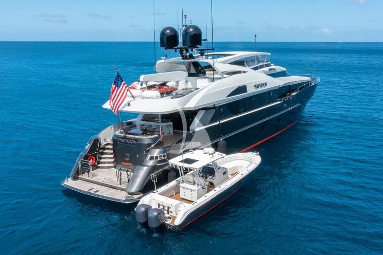 Charter Yacht TEMPTATION - Palmer Johnson 123 - 4 Cabins - Nassau - Exumas - Bahamas
