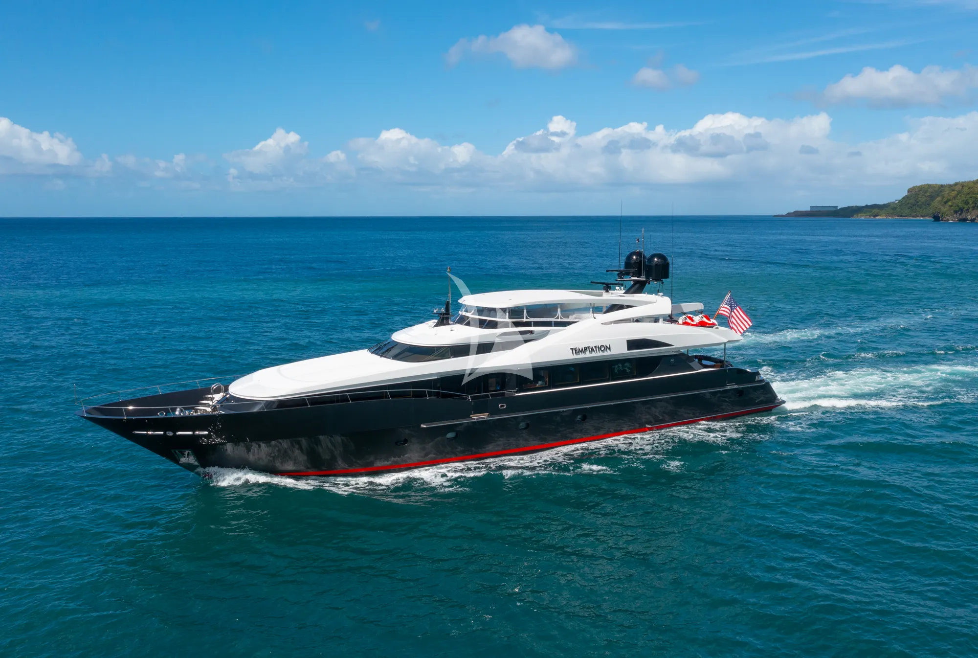 Charter Yacht TEMPTATION - Palmer Johnson 123 - 4 Cabins - Nassau - Exumas - Bahamas