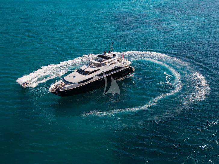 TENACITY Sunseeker 34m - aerial shot TENACITY Sunseeker 34m - aerial shot
