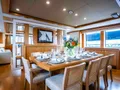 TENACITY Sunseeker 34m - main dining area TENACITY Sunseeker 34m - main dining area