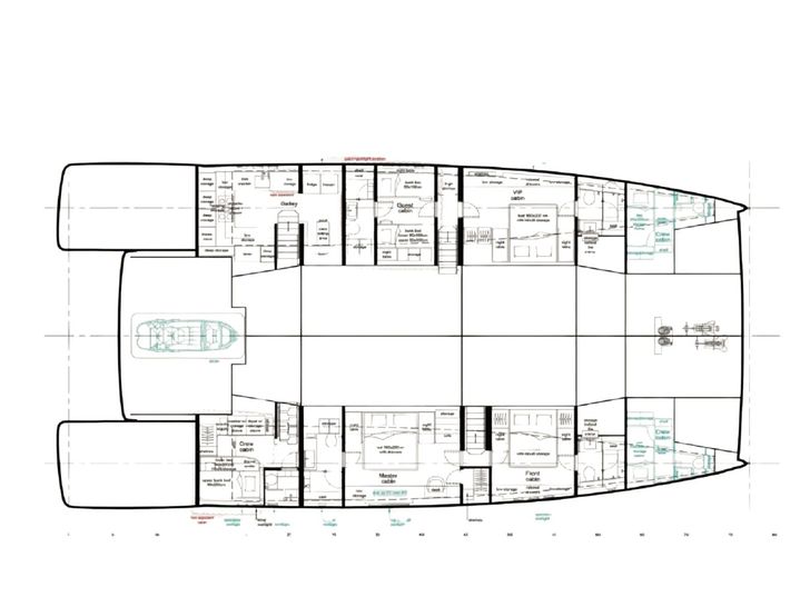 TESNI Sunreef 80 Power Eco - layout TESNI Sunreef 80 Power Eco - layout