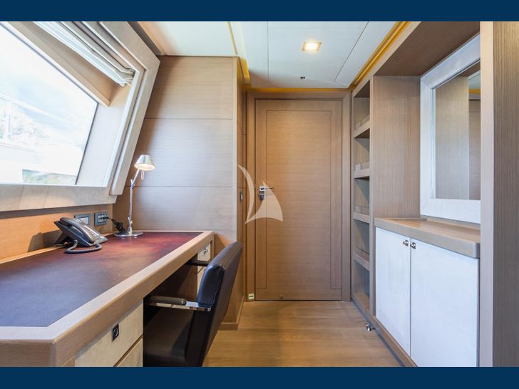 THALYSSA Ferretti Custom Line 124 master cabin study