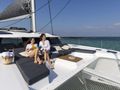 THE BIG LEBOATSKI Fountaine Pajot Aura 51 - foredeck THE BIG LEBOATSKI Fountaine Pajot Aura 51 - foredeck