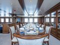 THE LANGLEY Aegean 62m - main dining set up THE LANGLEY Aegean 62m - main dining set up