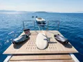 THE LANGLEY Aegean 62m - swim platfrom with the water toys THE LANGLEY Aegean 62m - swim platfrom with the water toys