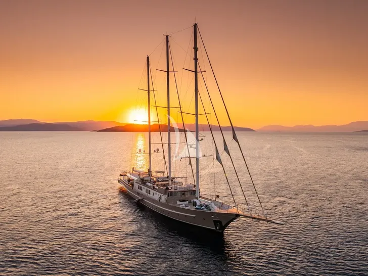 THE LANGLEY Aegean 62m - under the Croatian sunset THE LANGLEY Aegean 62m - under the Croatian sunset