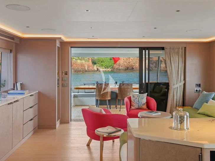 THEOTOKOS Sirena 88 Saloon Aft THEOTOKOS Sirena 88 Saloon Aft