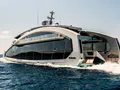 THIS IS IT Tecnomar Radical 43 m - cruising aft view THIS IS IT Tecnomar Radical 43 m - cruising aft view