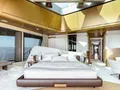 THIS IS IT Tecnomar Radical 43 m - master cabin bed THIS IS IT Tecnomar Radical 43 m - master cabin bed