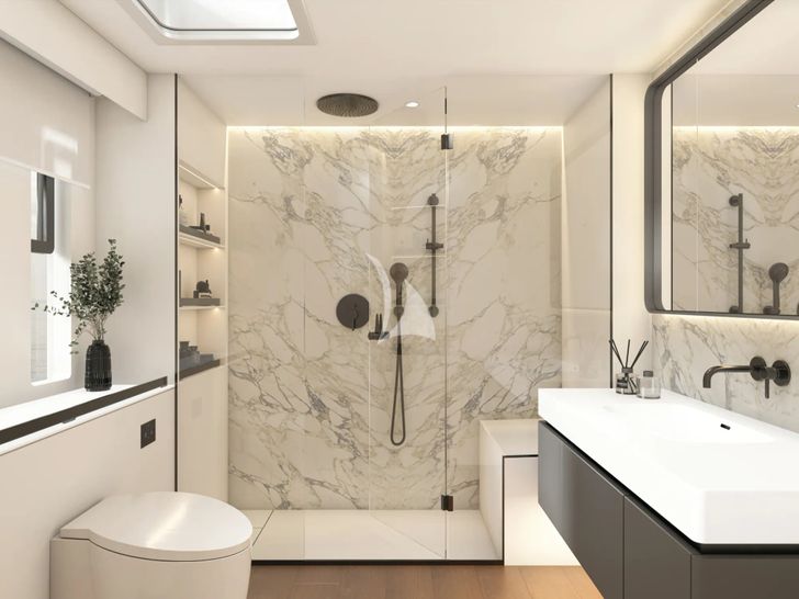 THOR Sunreef 70 Eco - master cabin bathroom THOR Sunreef 70 Eco - master cabin bathroom