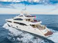 THUMPER Sunseeker 40m - cruising aft view THUMPER Sunseeker 40m - cruising aft view