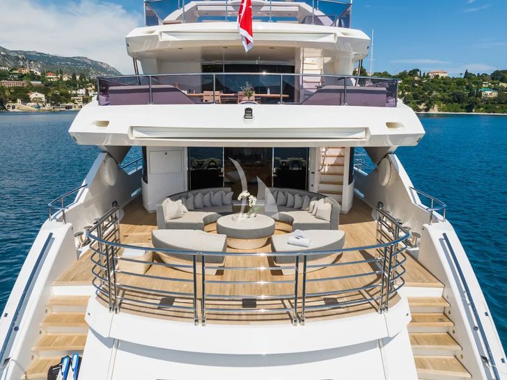 THUMPER Sunseeker 40m - main aft deck THUMPER Sunseeker 40m - main aft deck