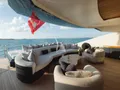 THUNDER Palmer Johnson 150 - main aft deck lounge THUNDER Palmer Johnson 150 - main aft deck lounge