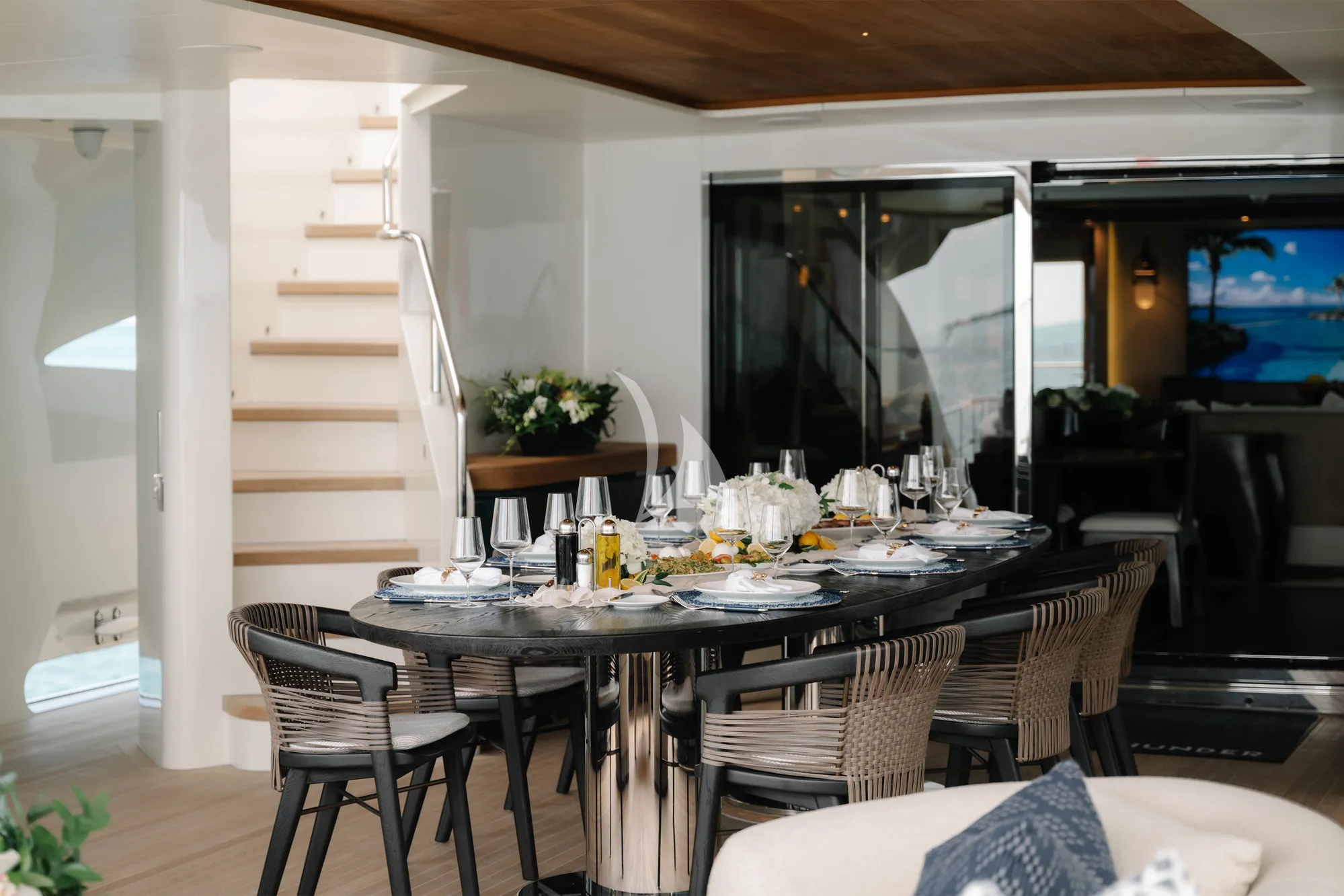 Charter Yacht THUNDER - Palmer Johnson 150 - 5 Cabins - Nassau - Exumas - Bahamas
